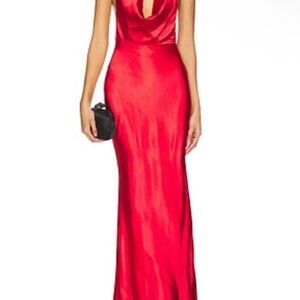 Chic Scarlet Maxi Dress